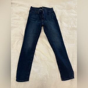 Dark wash J Crew High Rise Skinny Jean, 27